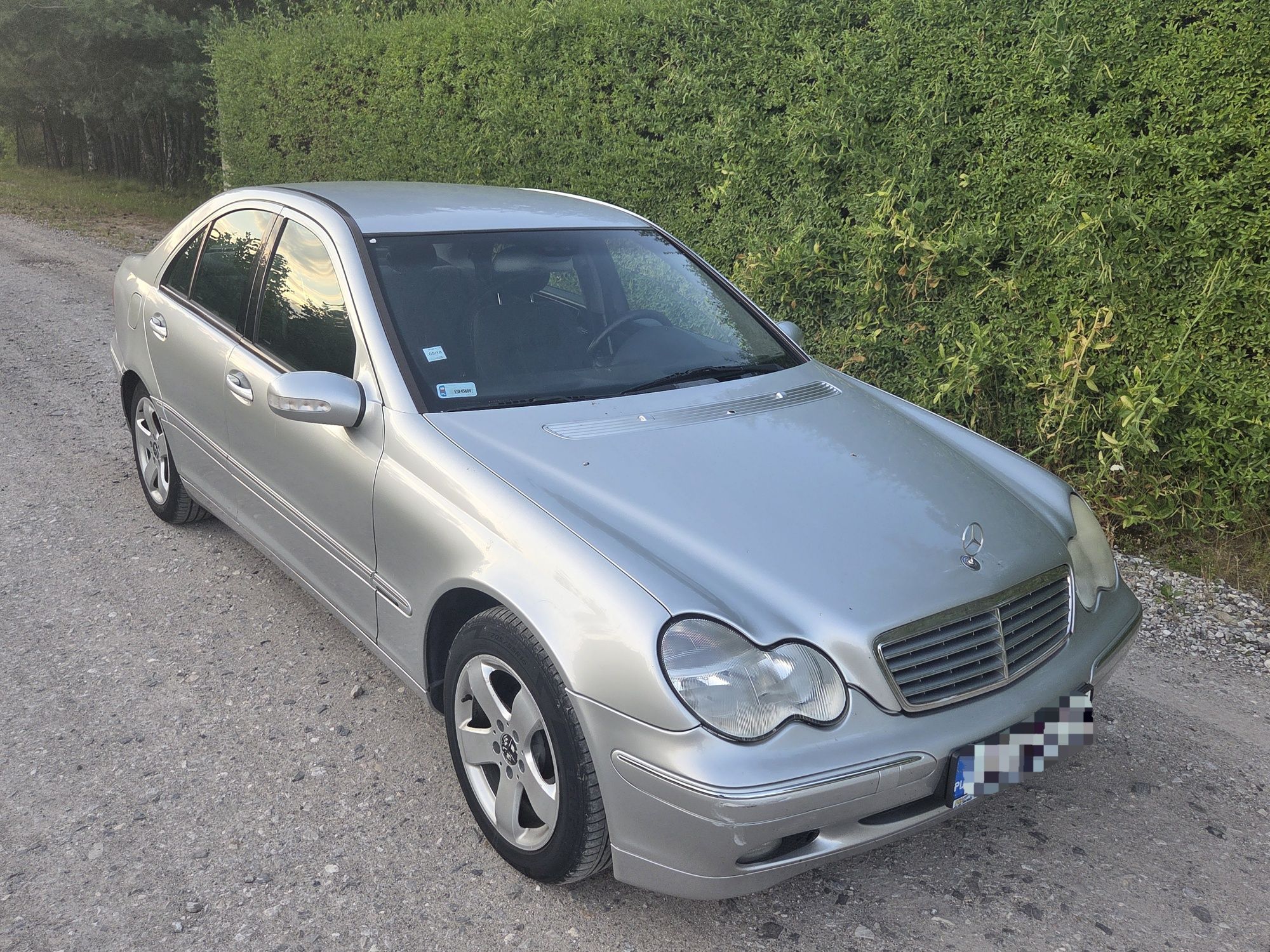 Mercedes C klasa 220d W203 2.2 diesel 150KM  alufelgi, przebieg 250tys