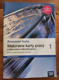 Zrozumieć fizykę 1. Maturalne karty prace 1 z fizyki .Zakres rozszerzo