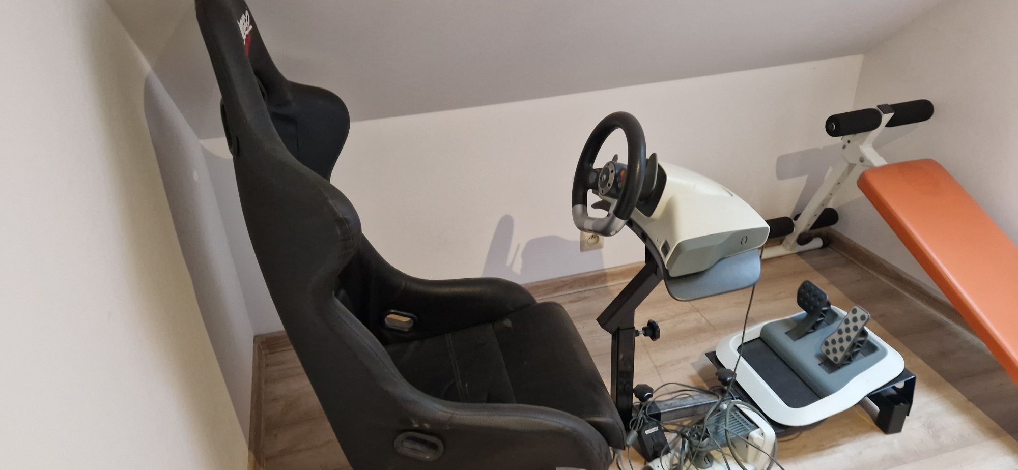Fotel i kierownica x box