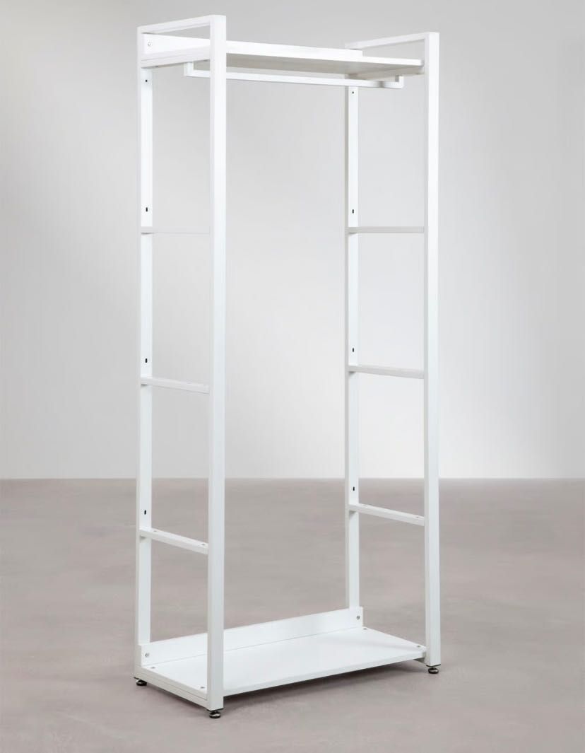 Armário Modular Branco Metal Semi Novo