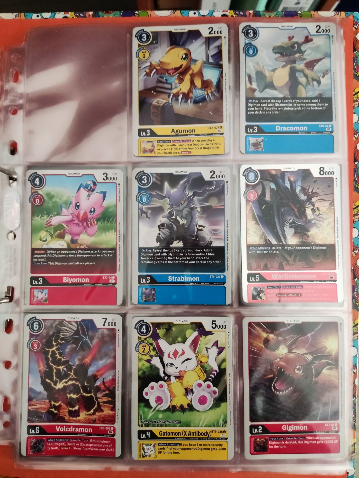 Lote Cartas Digimon TCG originais /vários sets