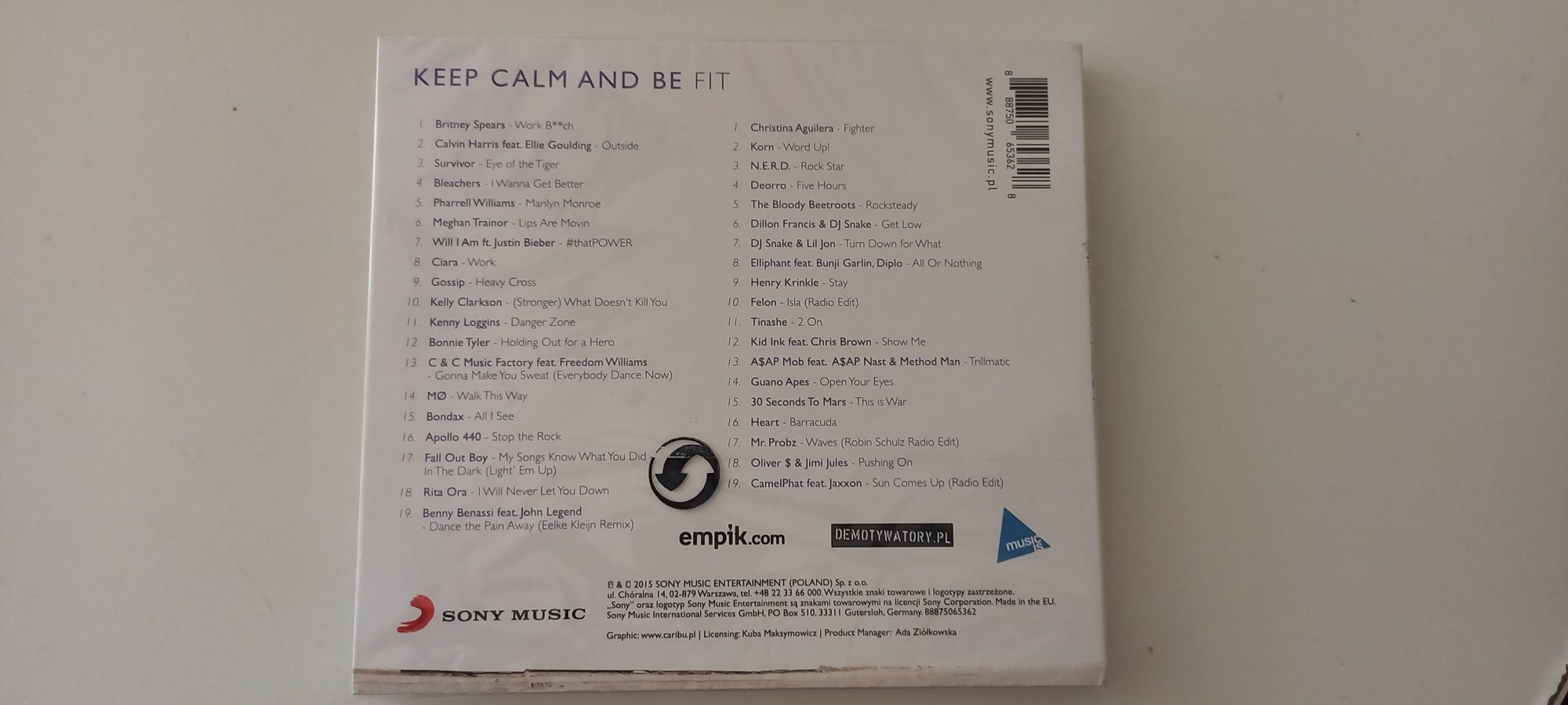Keep Calm and Be Fit - 2 x CD - Eska, fitness