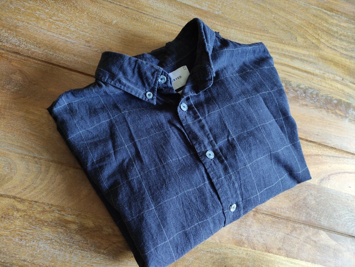 Koszula męska Reserved, granat, r. XL