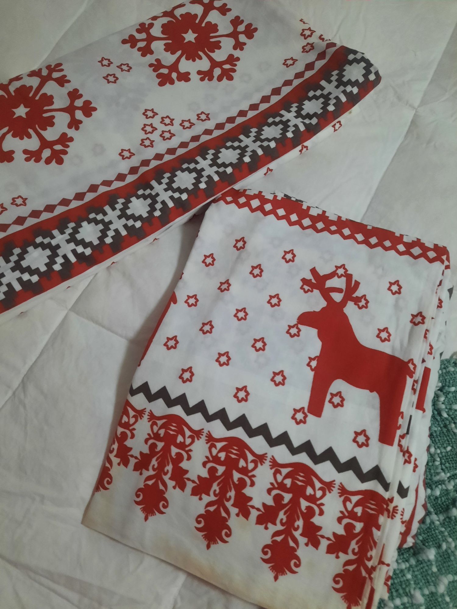 ( Natal ) Capa edredão +  almofada
