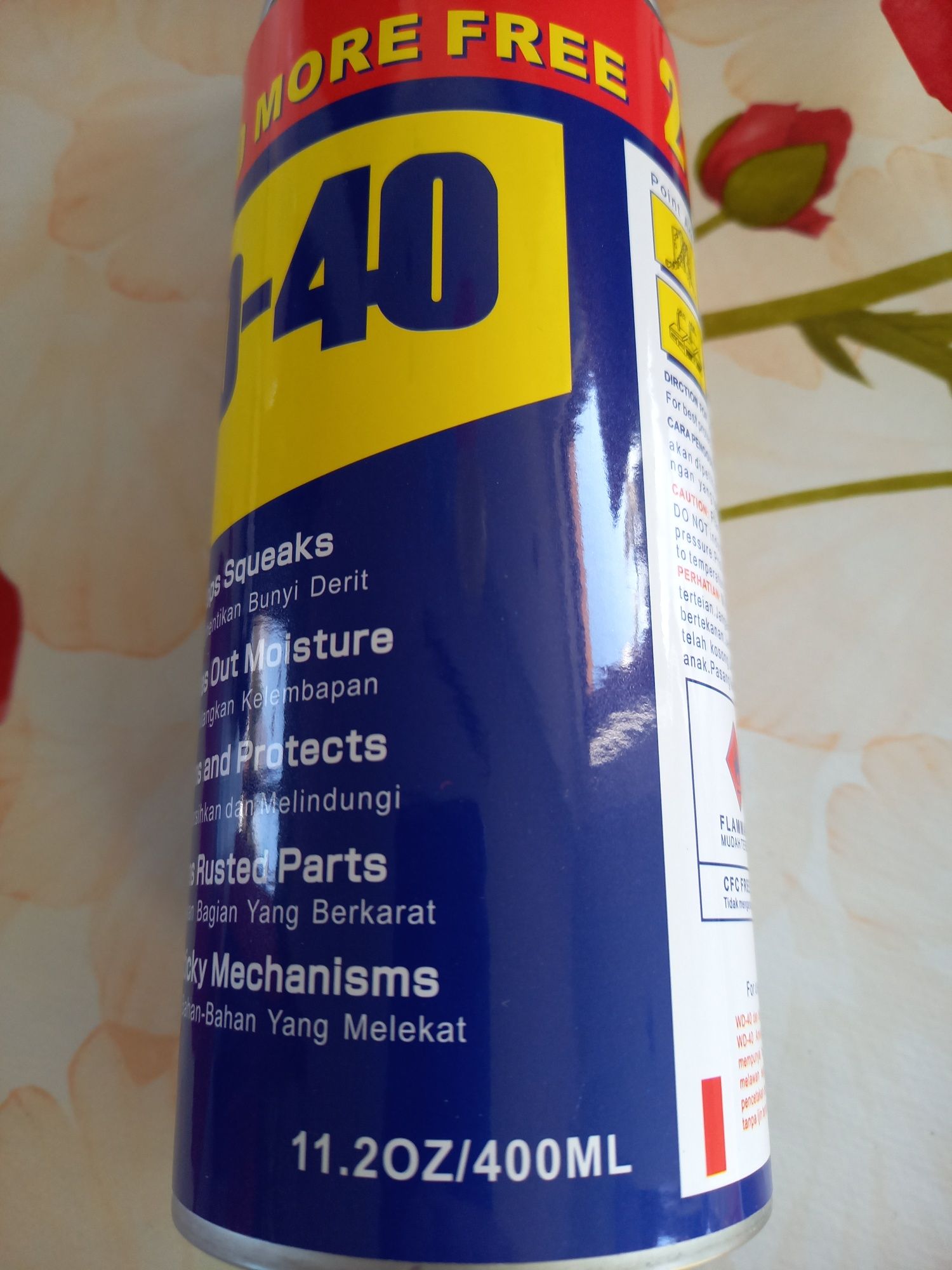 WD-40 400 m środek smarujący konserwujący