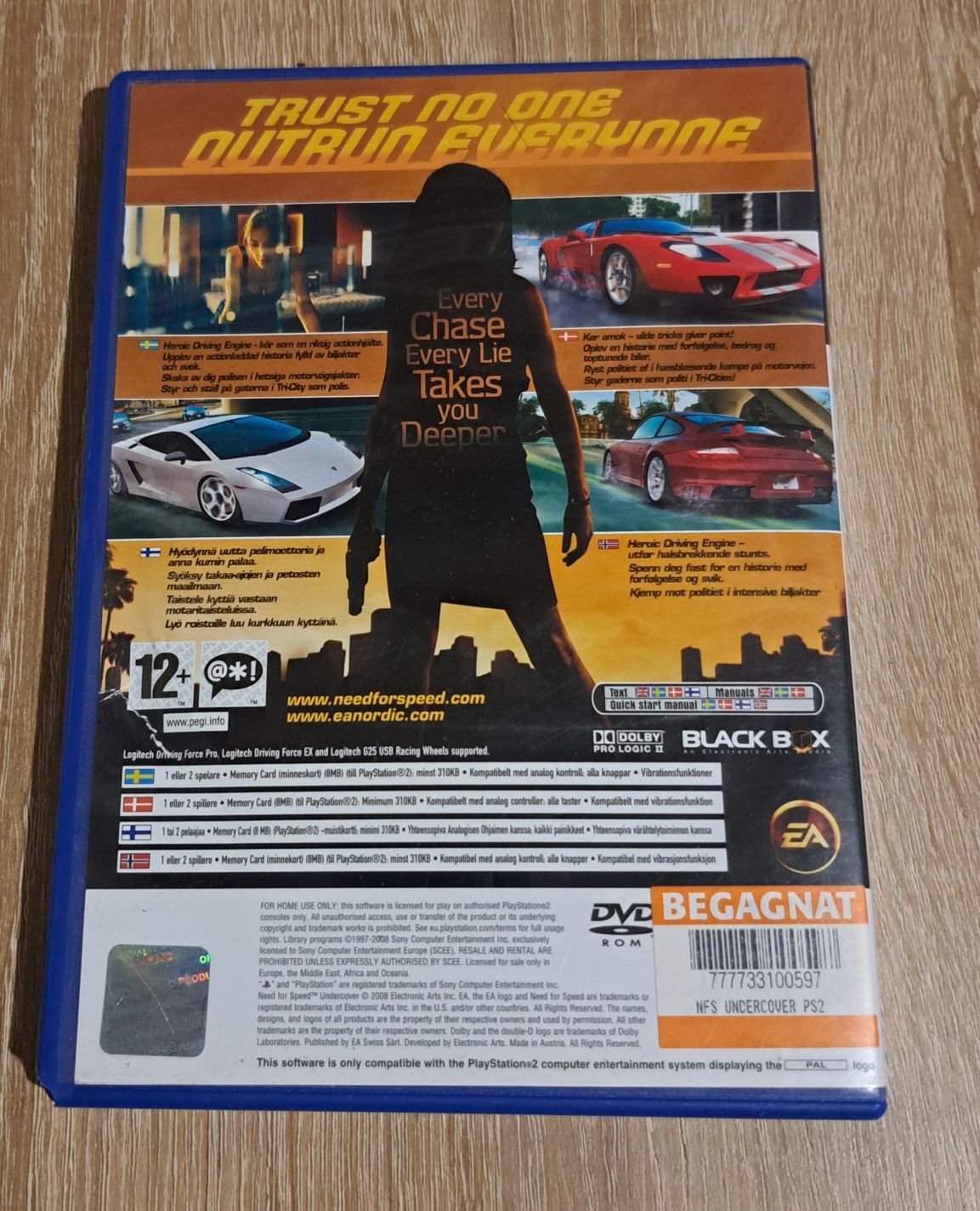 Need for Speed Undercover ps2 ANG NFS