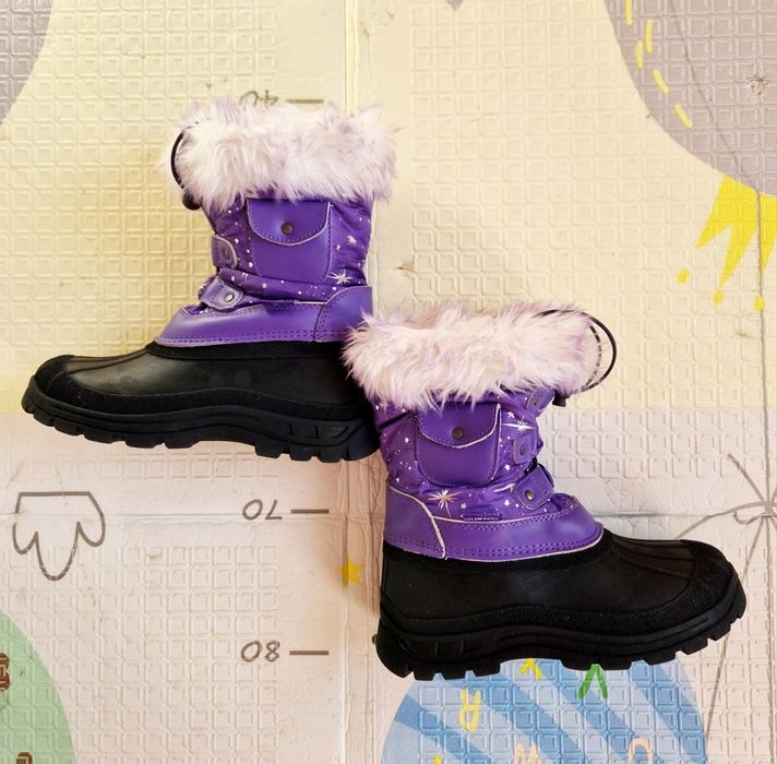 Зимові чоботи на дівчину розмір 33 чобітки черевикі