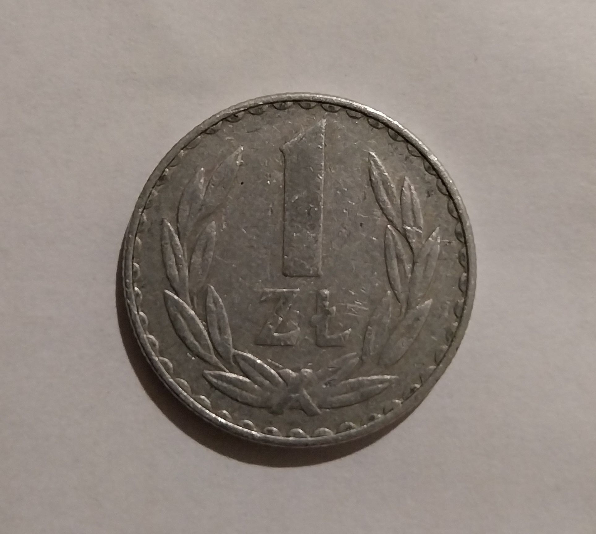 Moneta 1 zł rok 1978 zm