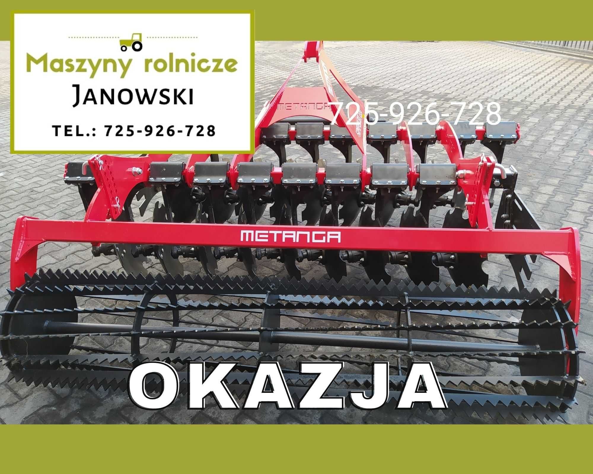 Brona talerzowa Agregat 3m metanga, Stargard toruń suwałki Kolno lubin