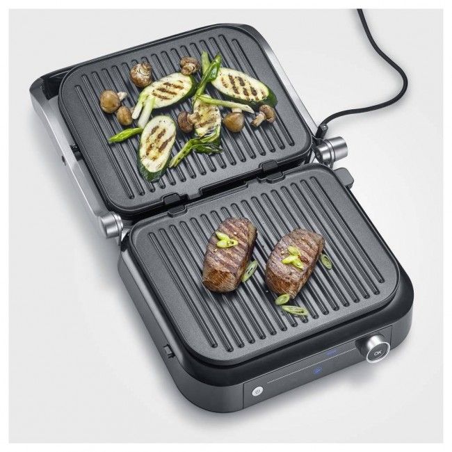 Grill stołowy kontaktowy Severin KG 2395 srebrny
