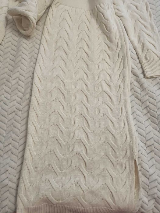 Теплий зимовий костюм з кардиганом