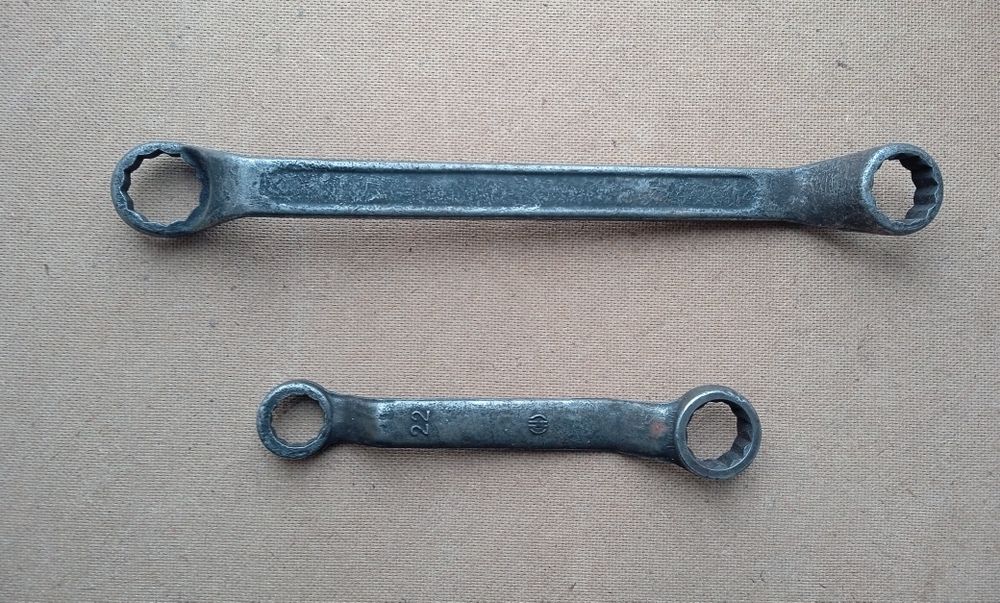 Ключ гаечный накидной слесарный инструмент СССР 22×27 27×30  СРСР