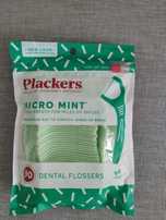 Plackers, Micro Mint, зубочистки з ниткою, м'ята, 90 шт.
