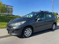 Peugeot 207 1,6hdi kombi 2008r klimatyzacja oryg przebieg