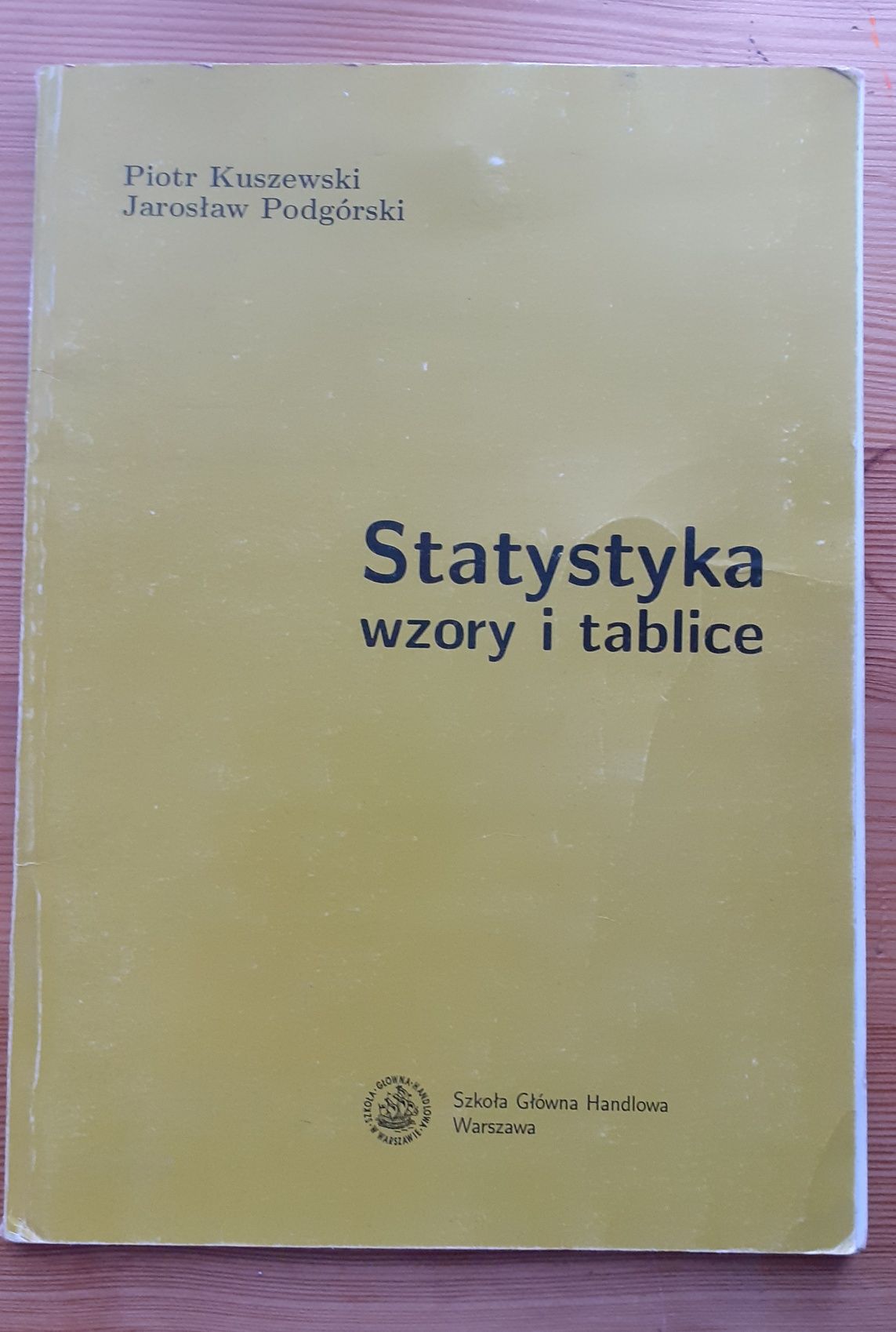 Statystyka wzory i tablice SGH Jarosław Podgórski