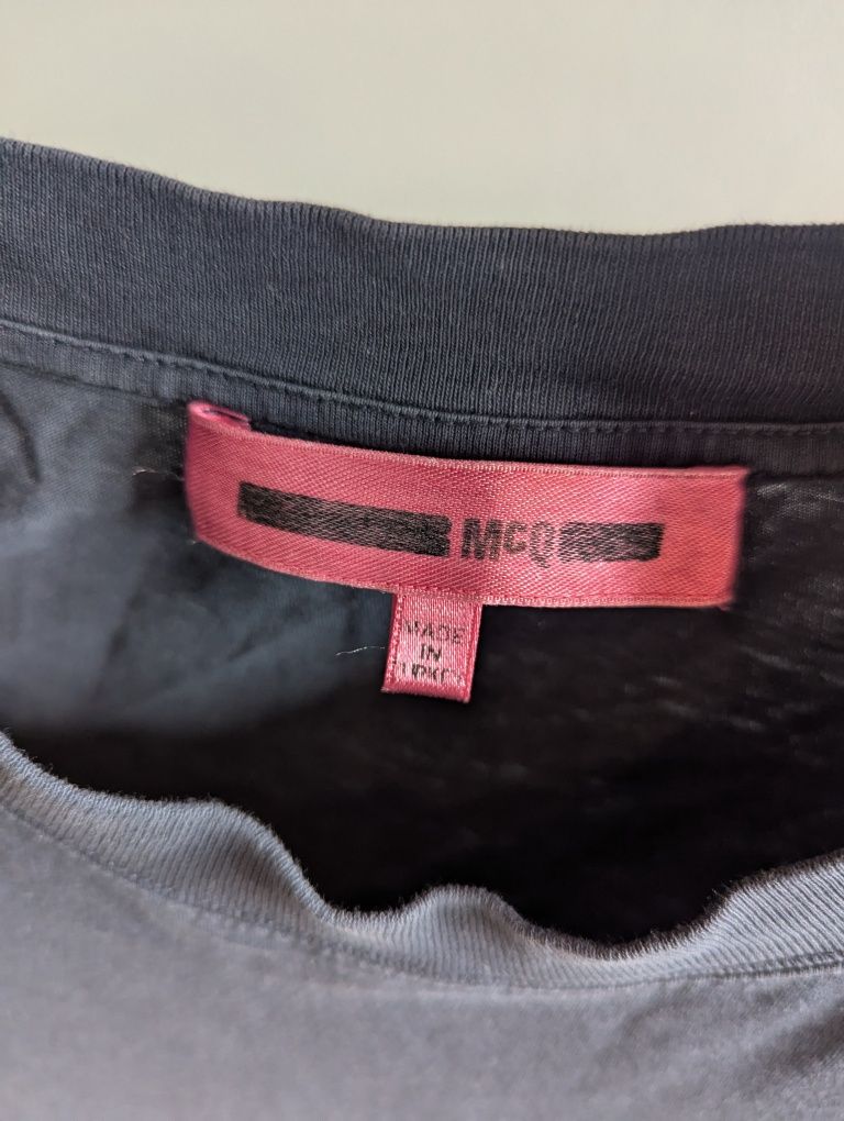Alexander McQueen basic logo shirt koszulka męska M