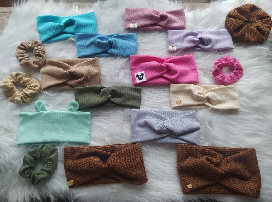 Opaski i frotki Scrunchie