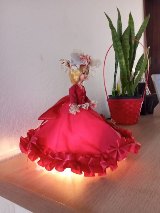 Decoração Boneca Iluminação Vintage