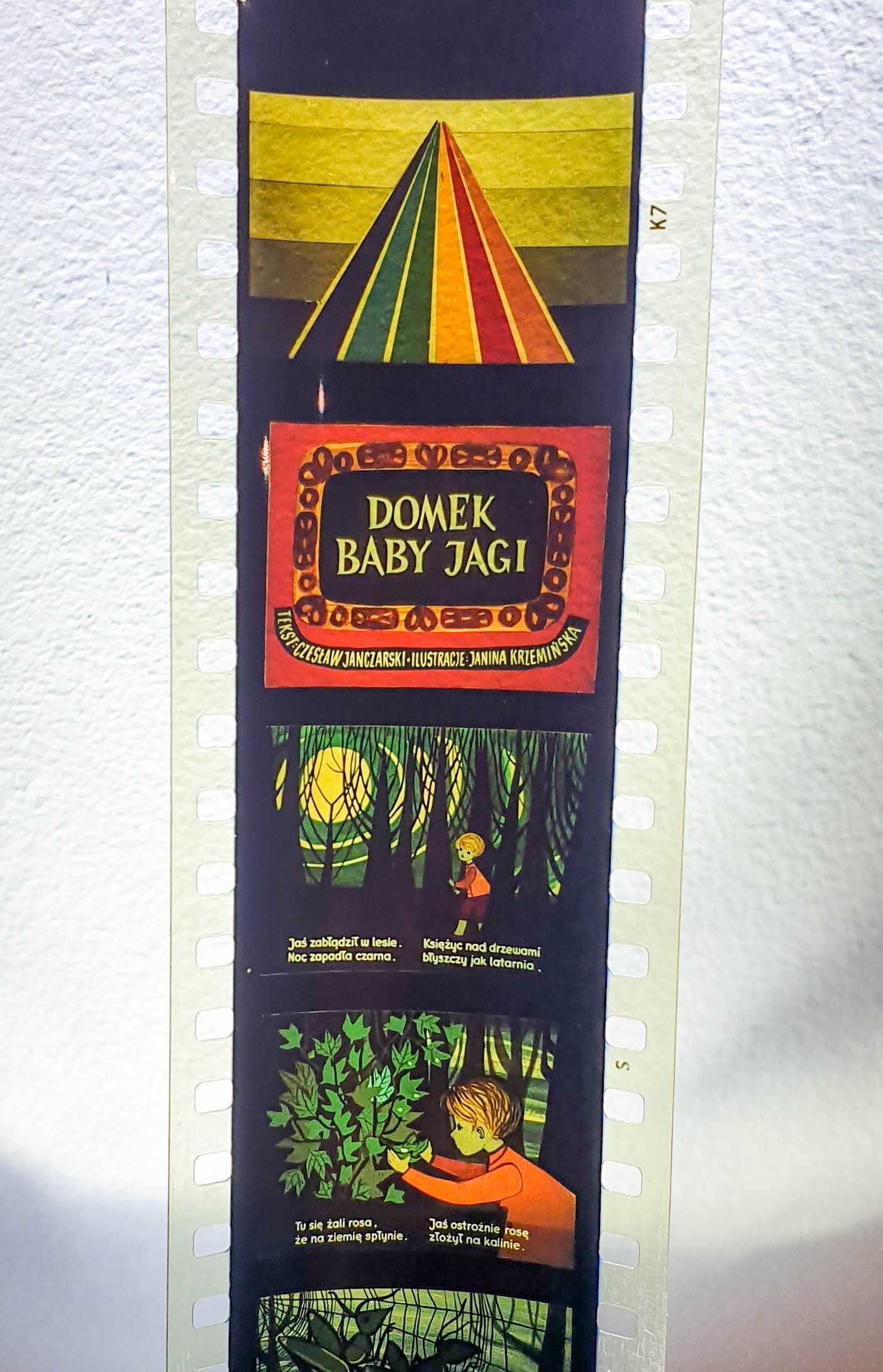 Bajka Klisza rzutnik ANIA PRL Domek Baby Jagi Unikat WS 58