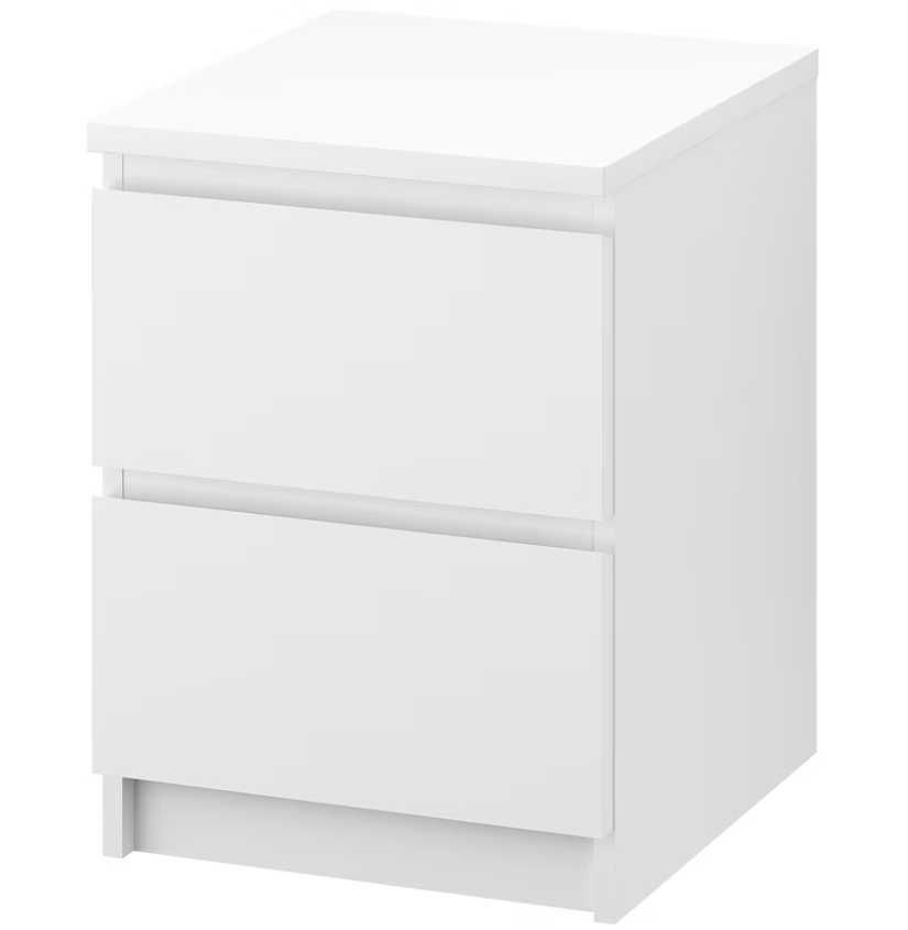 Conjunto de quarto C/ colchão EMMA, duas mesinhas de cabeceira e cama
