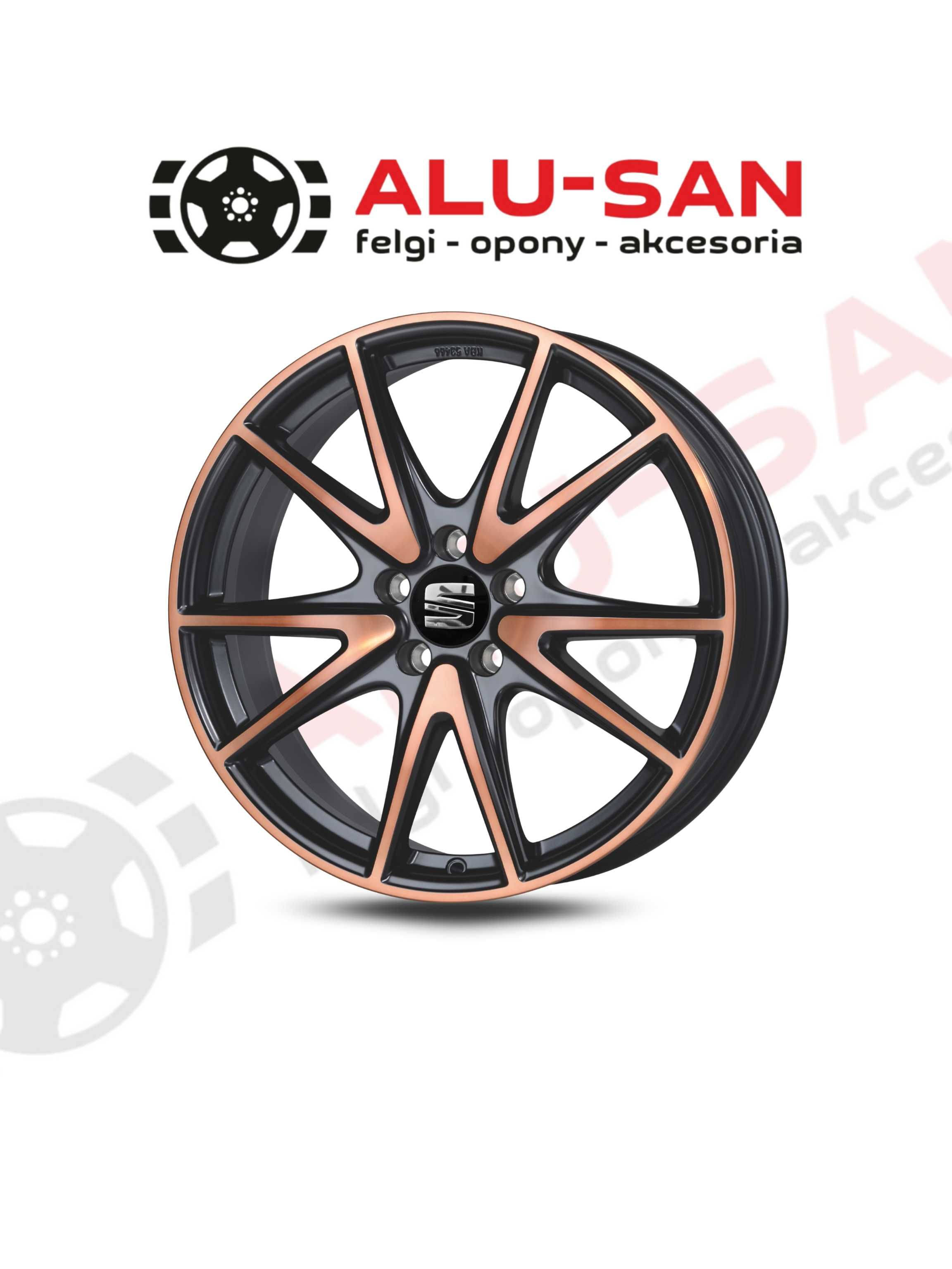 NOWE ALUFELGI 18" SEAT Alhambra Altea Born Leon Toledo - Miedziany