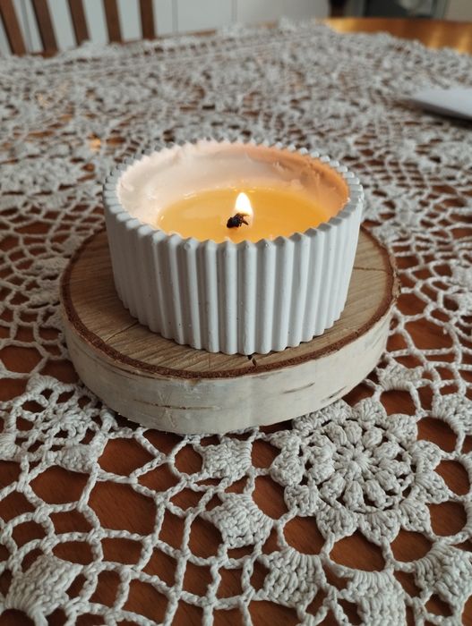 Ekologiczna świeca sojowa Rękodzieło Pomysł na Prezent