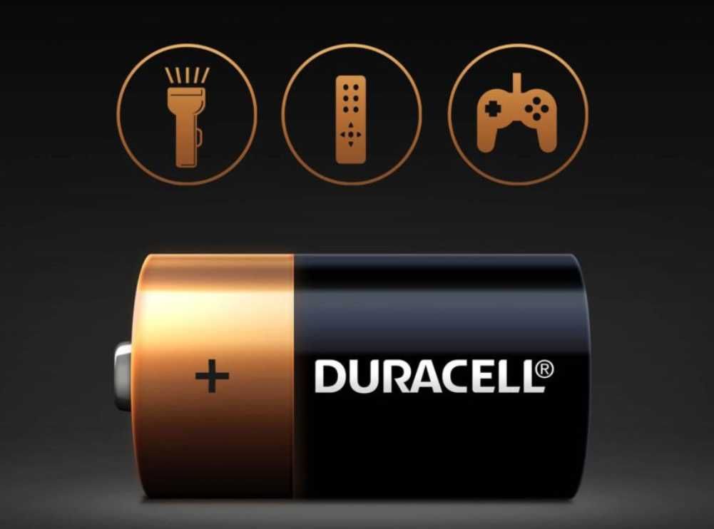 4 sztuki Baterii alkalicznych R14 firmy Duracell