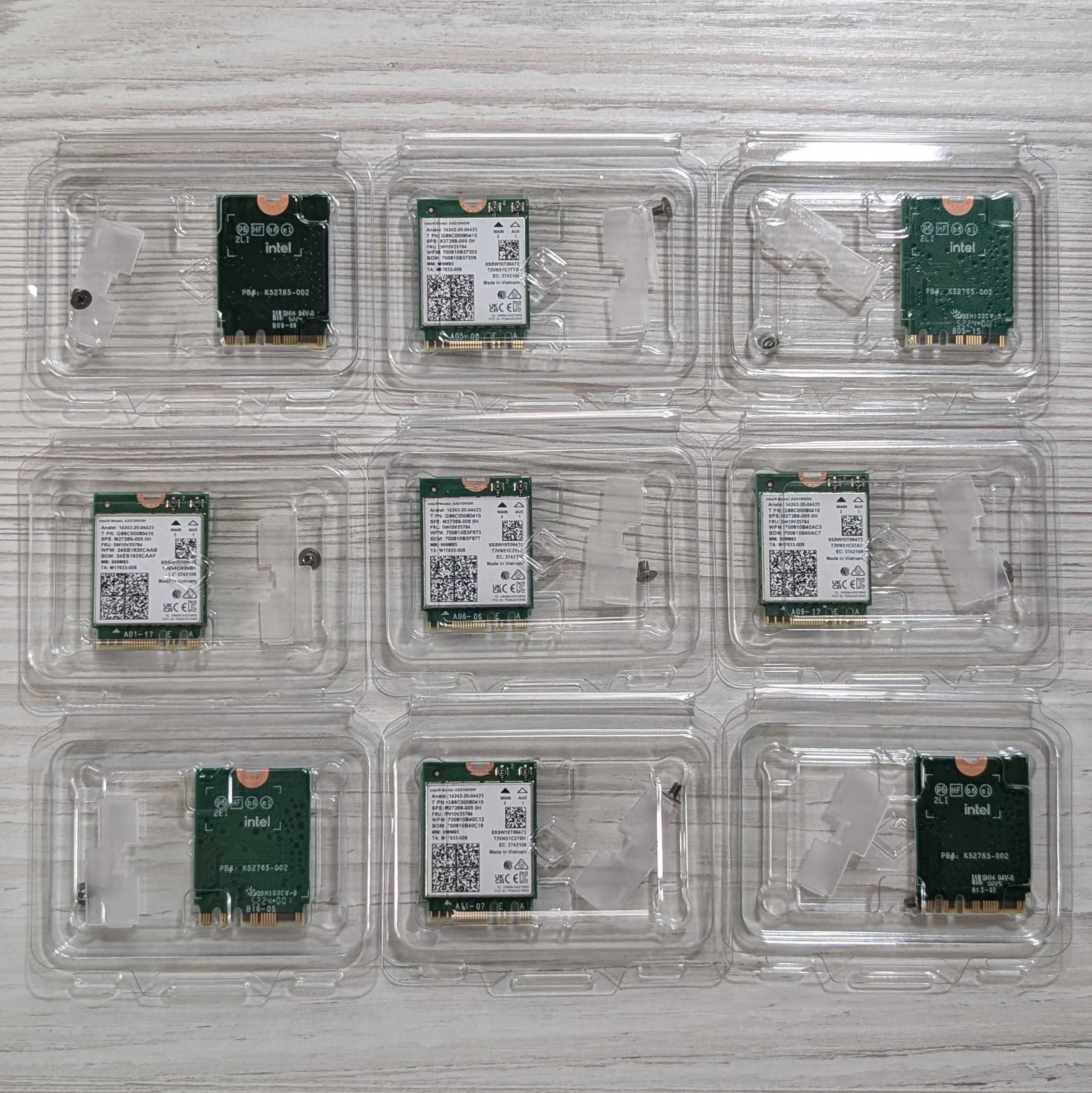 Wi-Fi модуль Intel Wi-Fi 6E AX210 (AX210NGW)