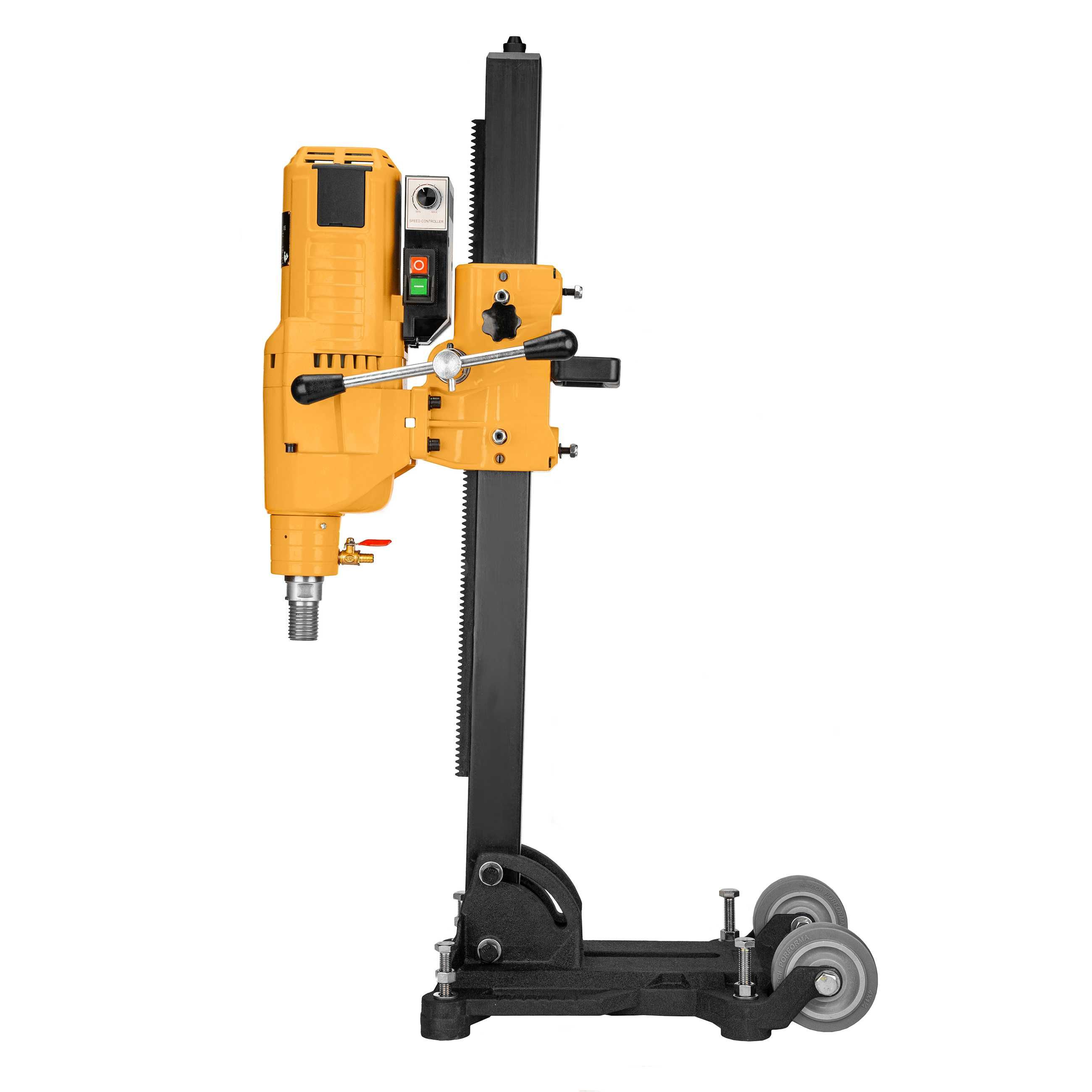 Wiertnica Pochyła WT255E 3950W 12-255mm statyw 70° do betonu WABROTECH