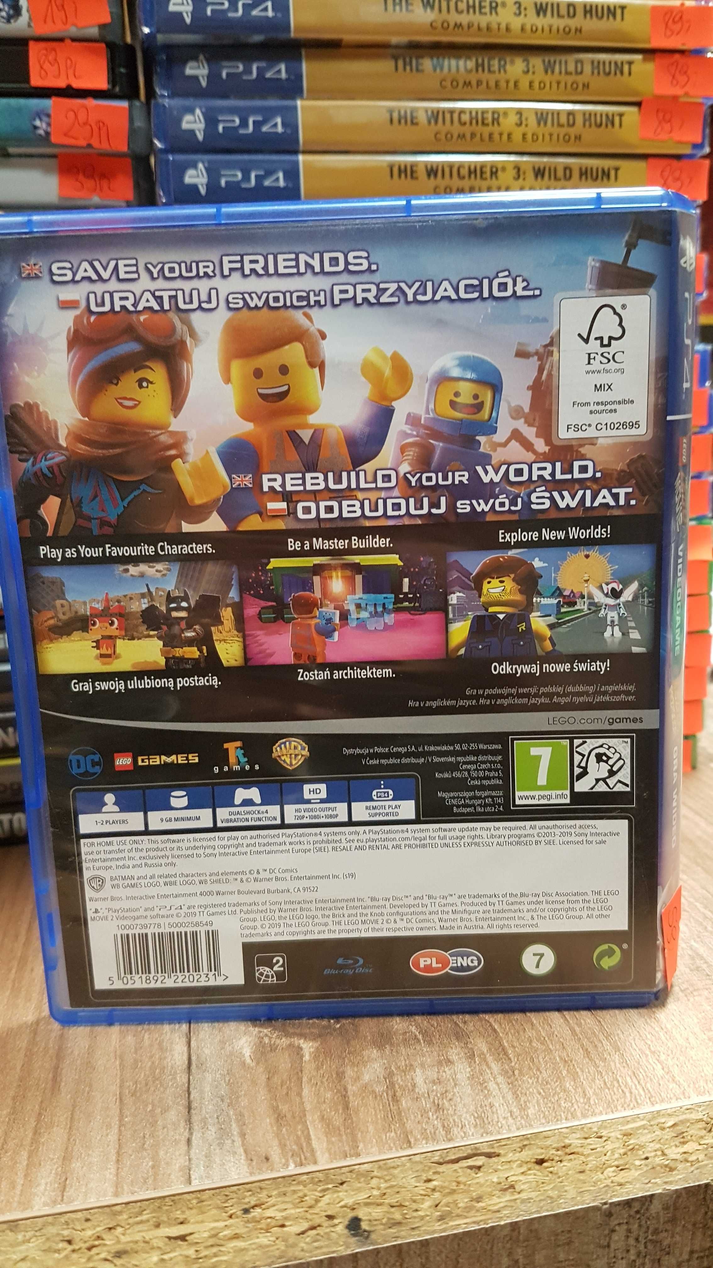 LEGO Przygoda gra wideo PS4 Sklep Wysyłka Wymiana