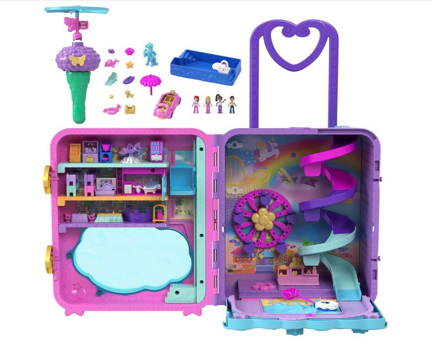 Ігровий набір Валіза Поллі Покет Polly Pocket Pollyville Playset Новий