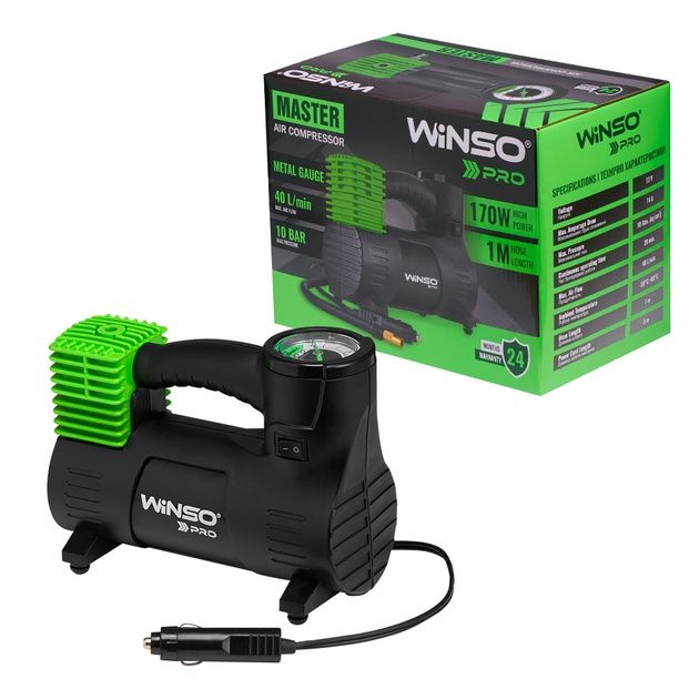 Компресор автомобільний Winso Pro Master 12В, 10 Атм 135000 (Польща)