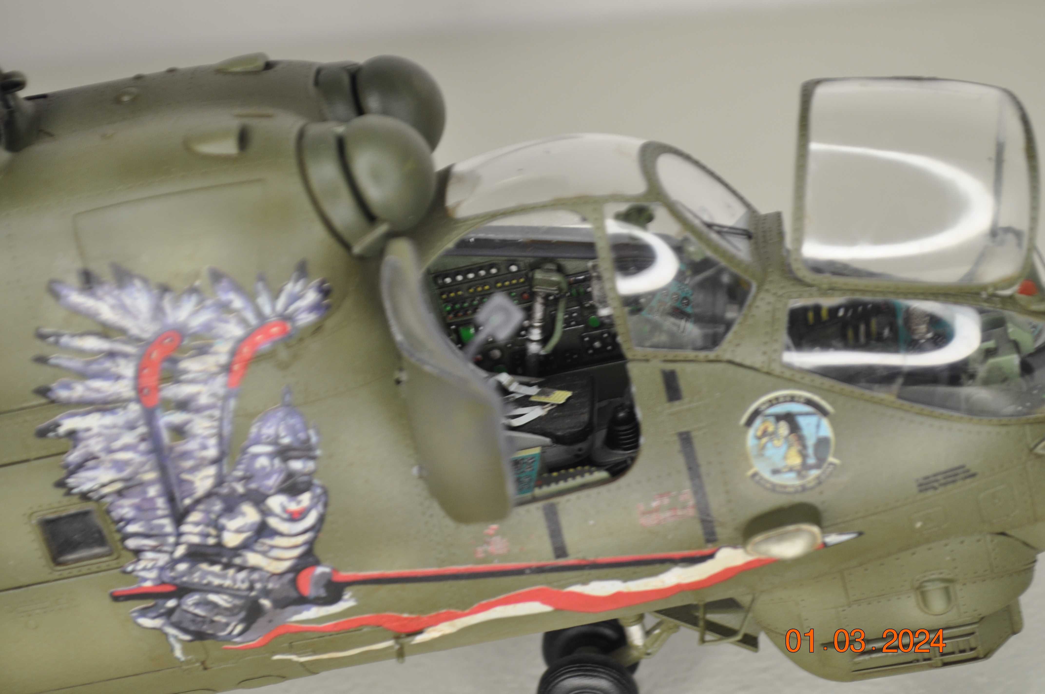 Mi-24 HIND HUSARZ zrobiony gotowy 1/35 polski