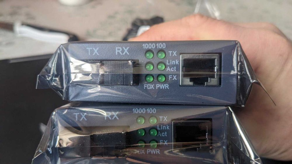 Медіаконвертер Пара HTB-GS-03 A/B 10/100/1000Mb, 20км, SC Порт Пара