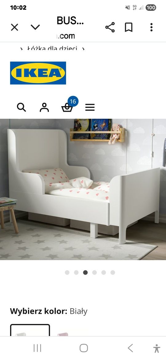 Busunge Ikea 80x200  rosnące
