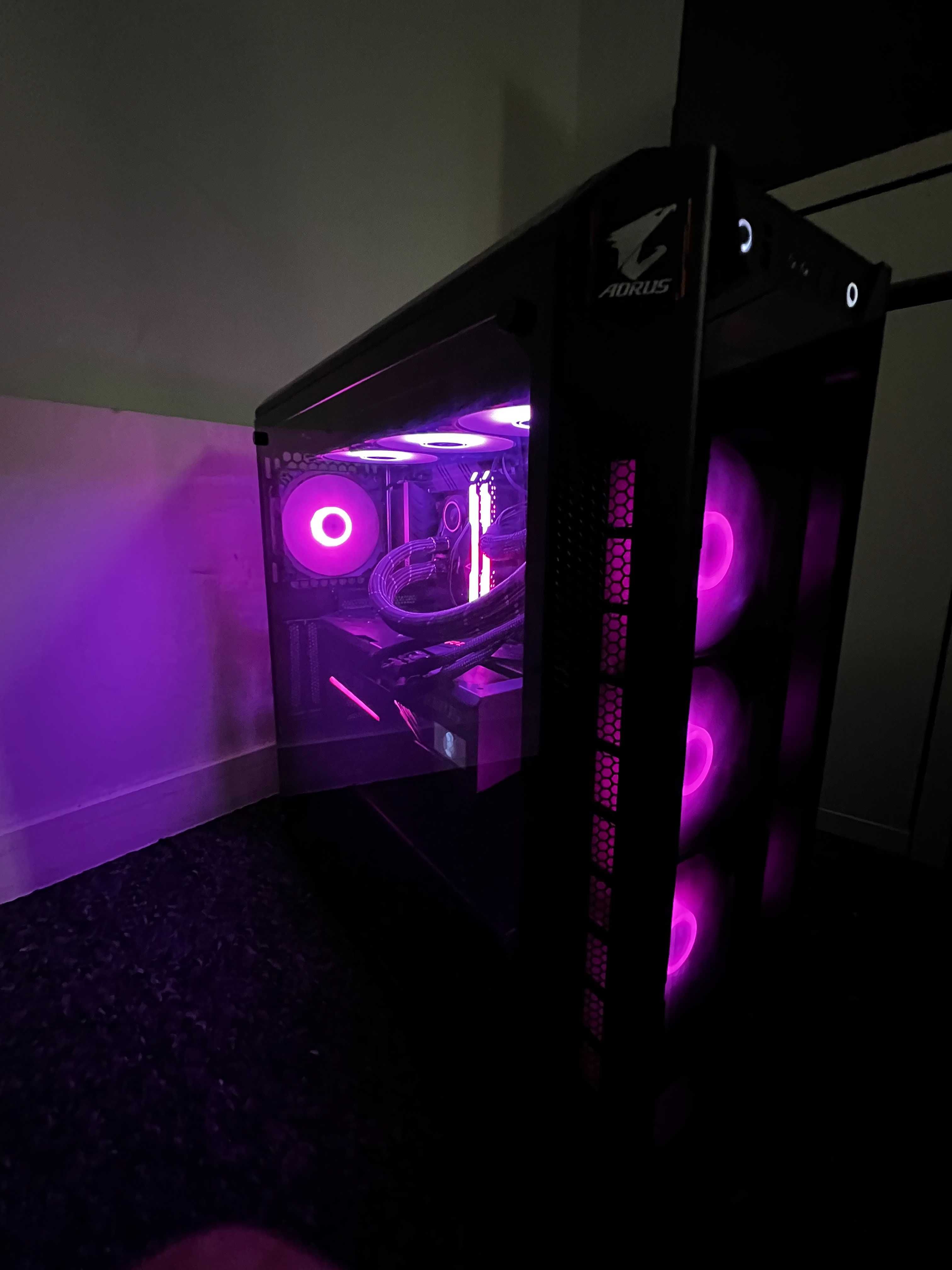 Komputer Gamingowy RTX3070Ti AORUS x i7 12th k zestaw prezent, komunia