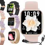 Smartwatch Zegarek Damski Polskie Menu Rozmowy Sport Amoled 4 Paski