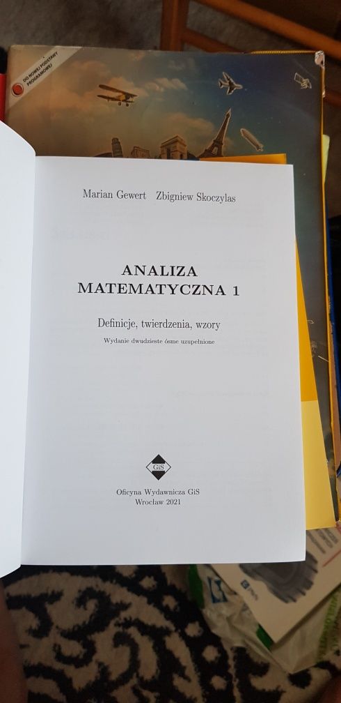 Analiza matematyczna 1 definicje twierdzenia  wzory Gewert Skoczylas