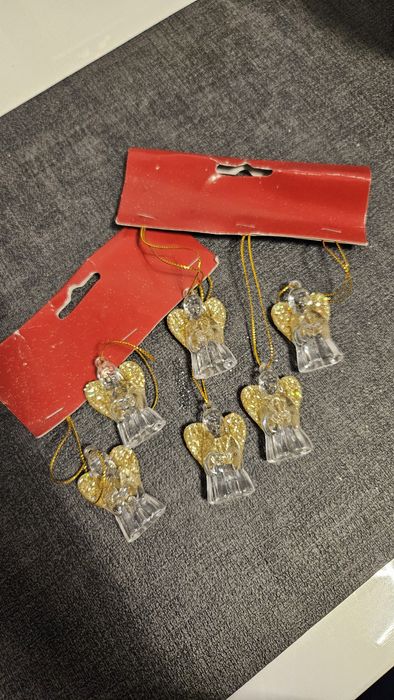 Aniołki zawieszki ozdoba świąteczna 6 szt