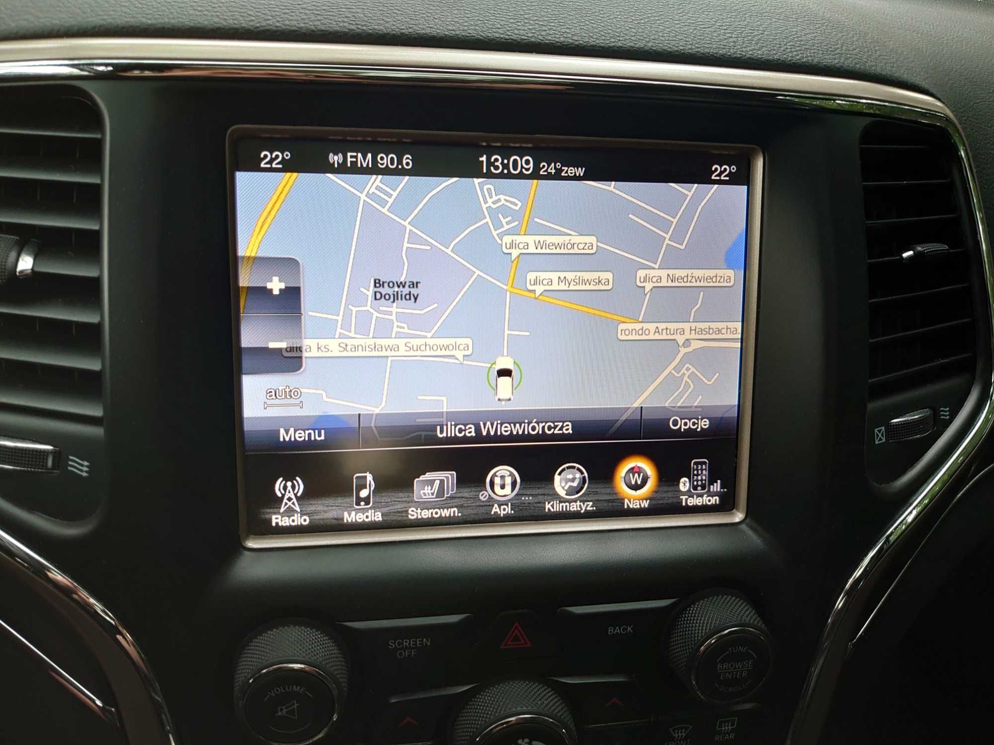 Jeep Dodge Chrysler Konwersja z Usa na Eu, lampy, kodowanie, pl język,