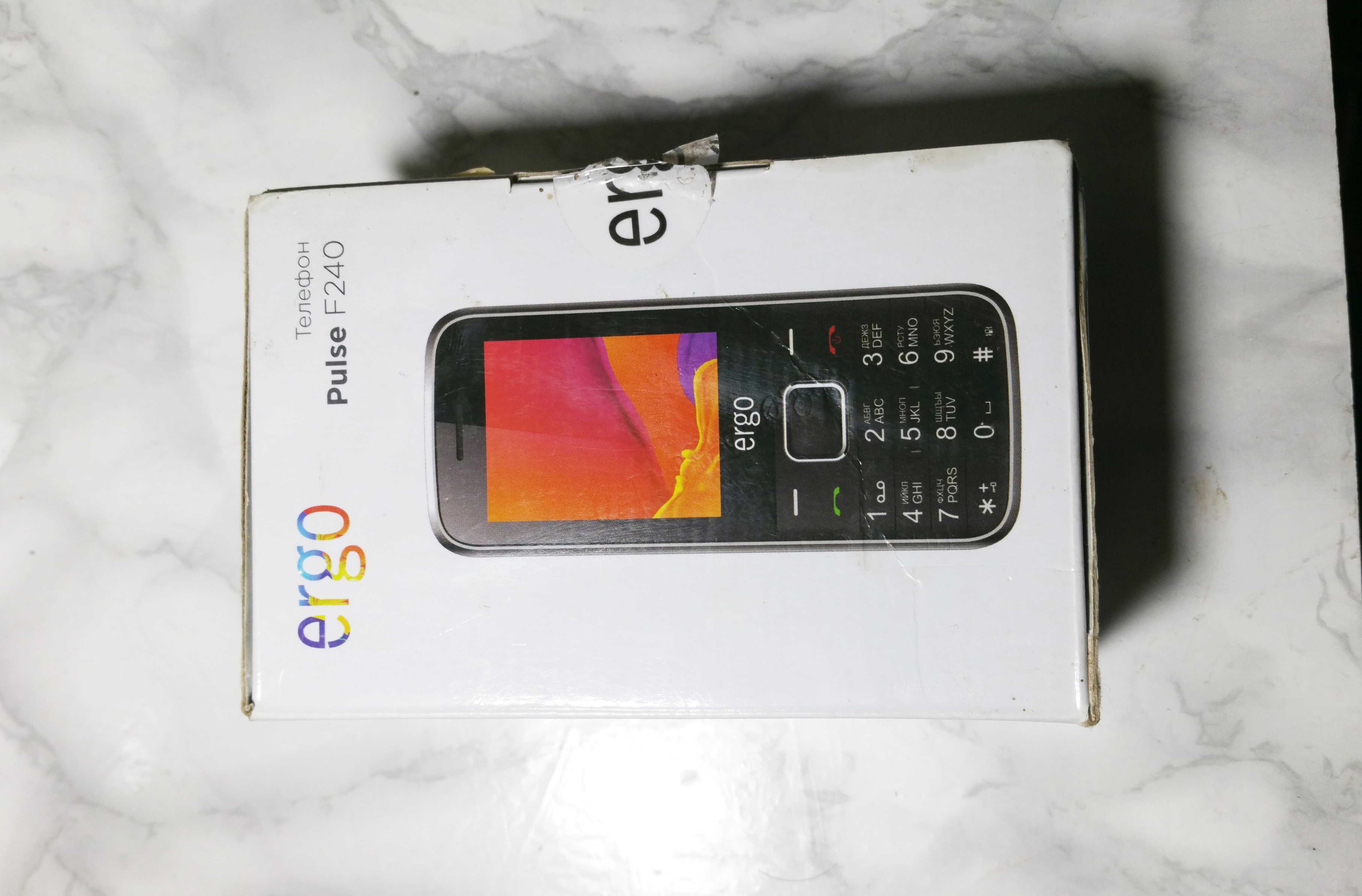 Телефон Ergo f240 Pulse Dual Sim Black