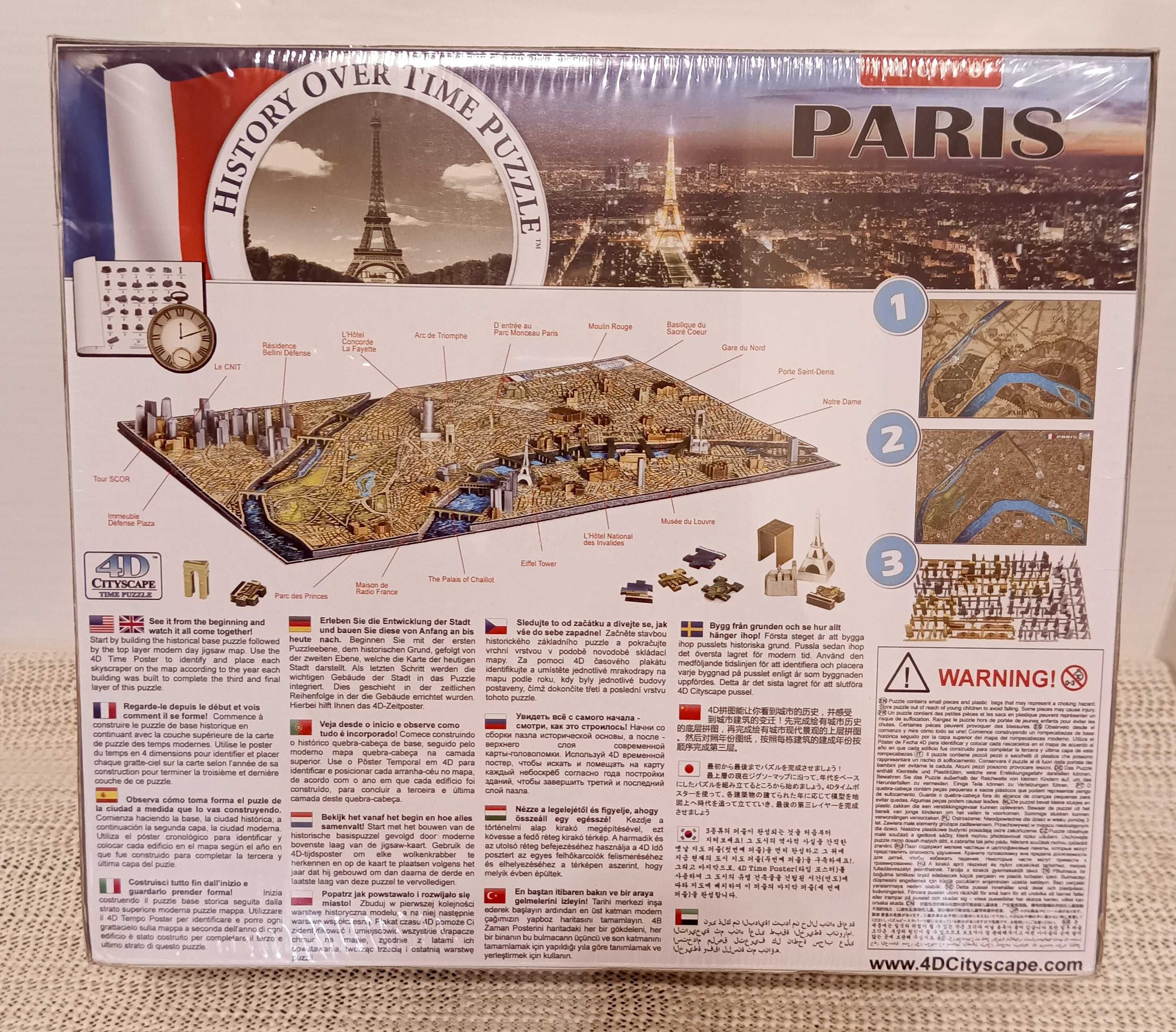 Puzzle 4D Cityscape Paryż