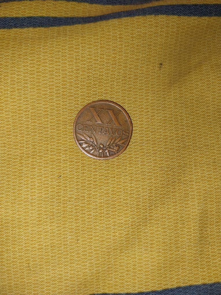 Moeda XX centavos Portugal