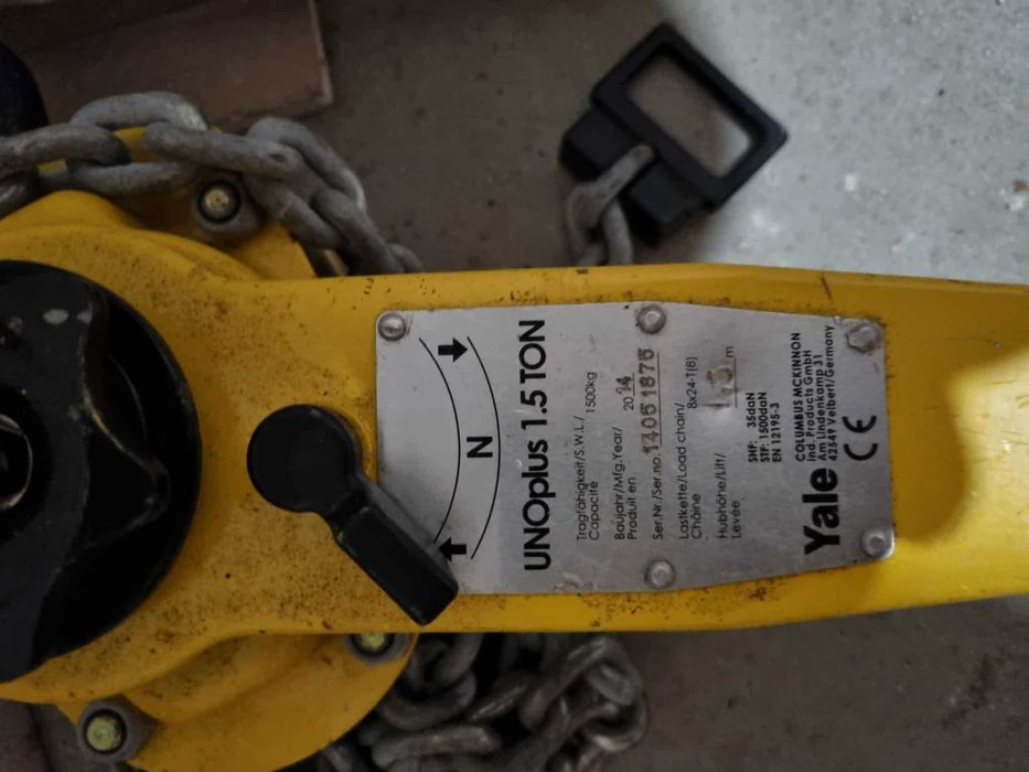 wciągarka łańcuchowa YALE