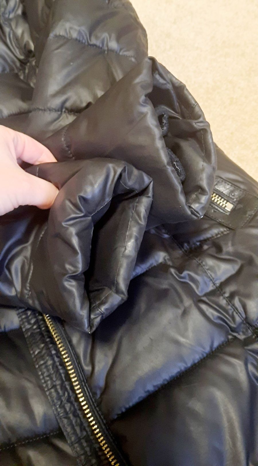 Пальто, зимняя куртка с чернобуркой 42