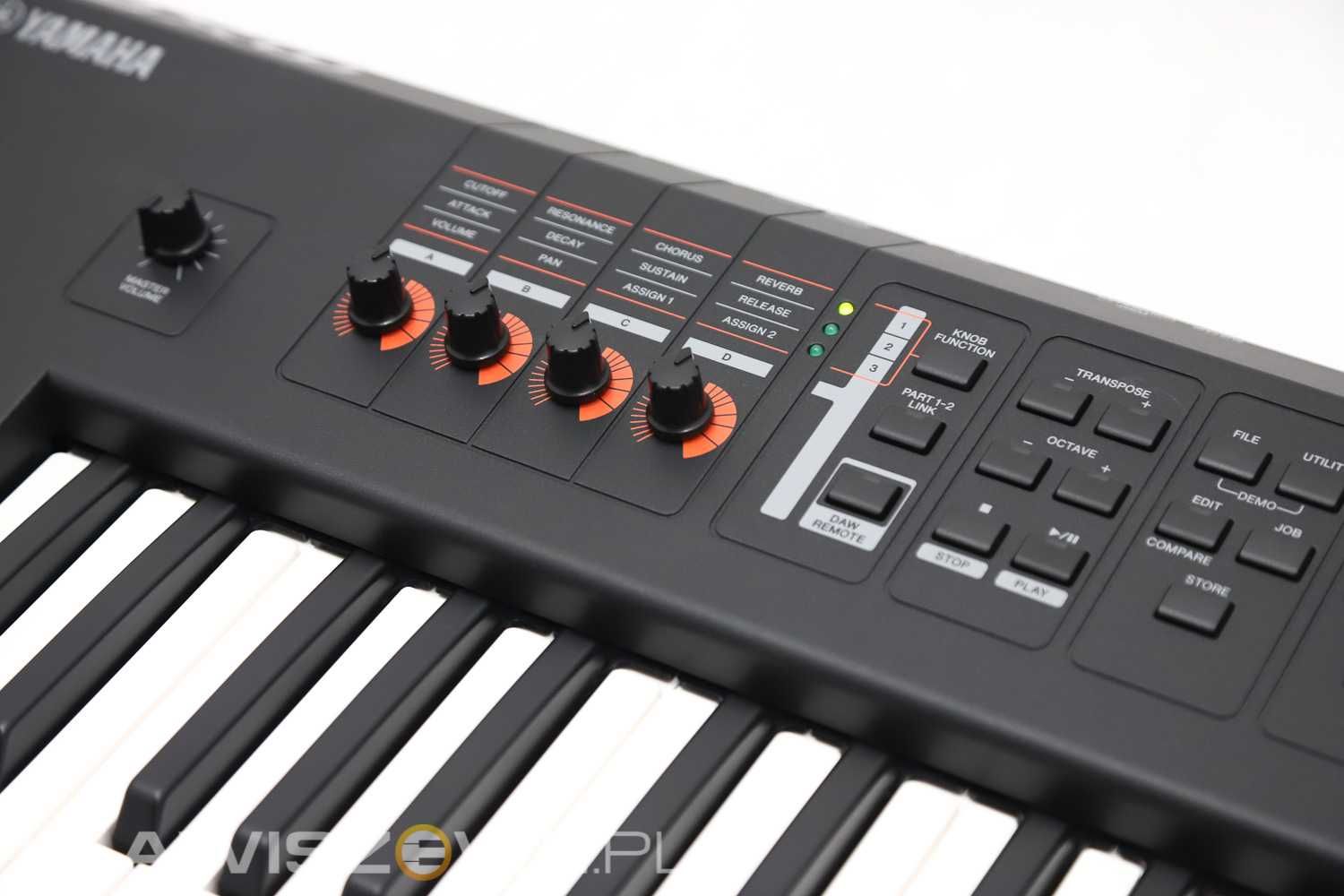 YAMAHA MX61 v2 czarna - Lekki Mobilny Syntezator GWARANCJA !