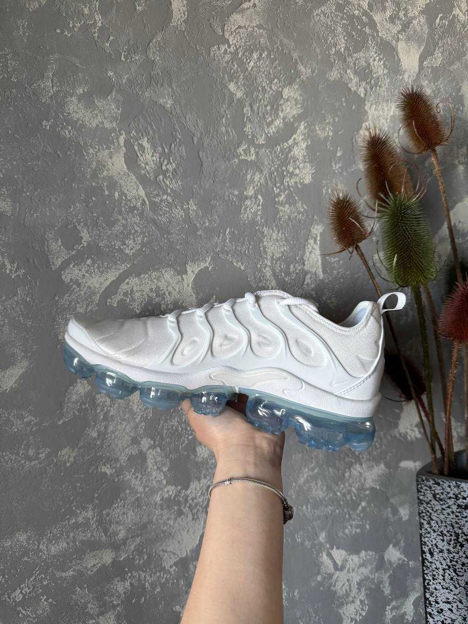 ОРИГІНАЛ! Nike Air VaporMax Plus TN White 42 44.5 | 924453-100