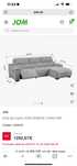 Sofa grande com chaise