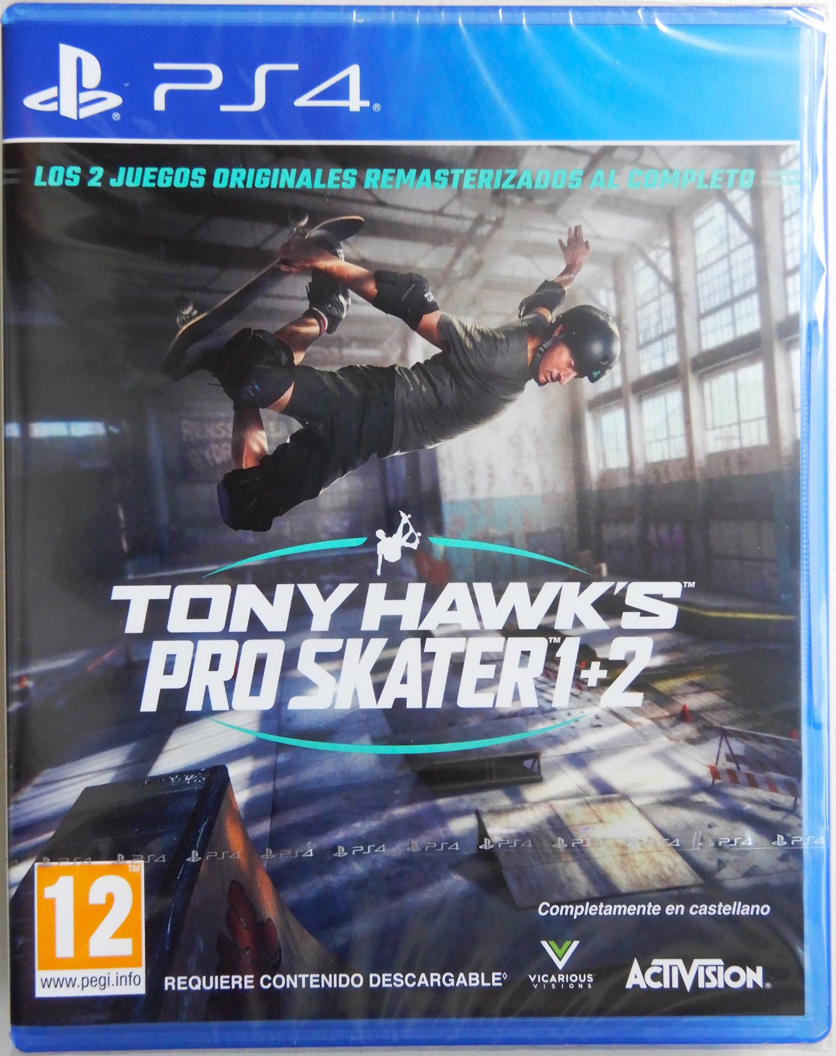 eee Tony Hawk's Pro Skater 1+2 NOWA gra na PS4