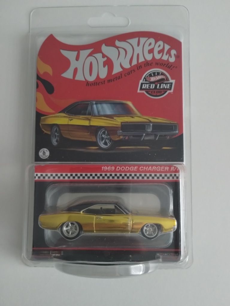 Hot Wheels RLC Red Line Club 1969 Dodge Charger R/T